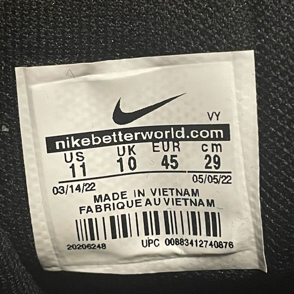 Nike Air More Uptempo Tri-Color black grey white, 921948-002 men’s size 11 - Picture 8 of 8